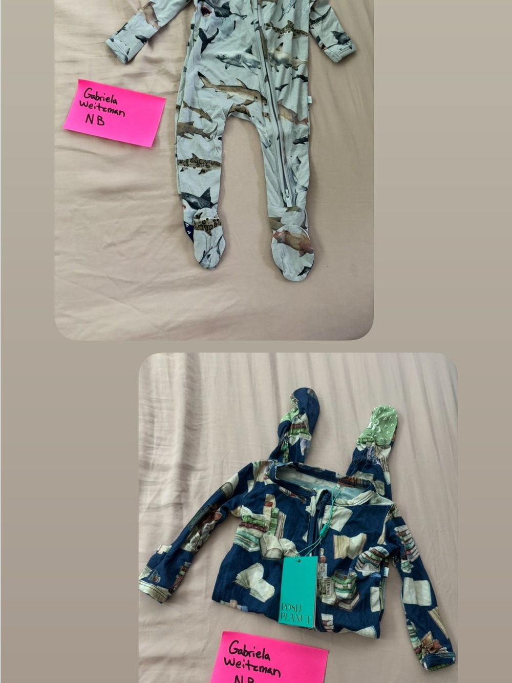 Posh Peanut new shark and book footies